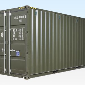 20FT HIGH CUBE CONTAINER – ONE TRIP (9FT 6′ HIGH)