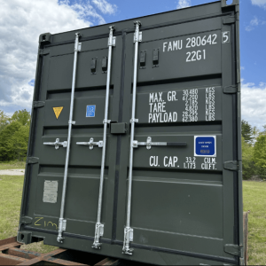 20 x 8 x 8.5 Green Shipping / Storage Container